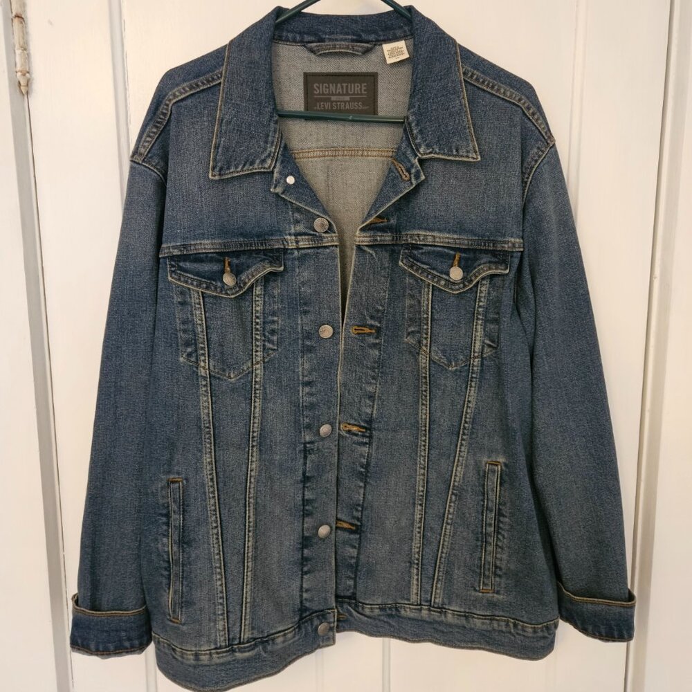 Levi Strauss Signature Gold Men's Signature Trucker Jacket L NWOT
